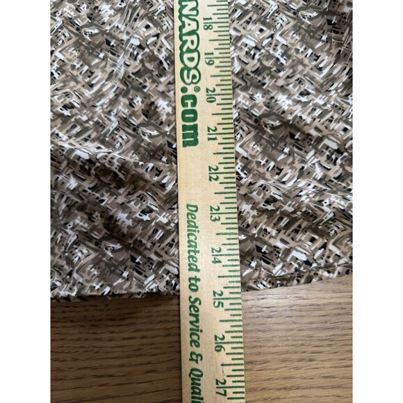 Notations Button Down Blouse Brown Long Sleeve Collared‎ Shirt Women Size Large - Picture 3 of 5